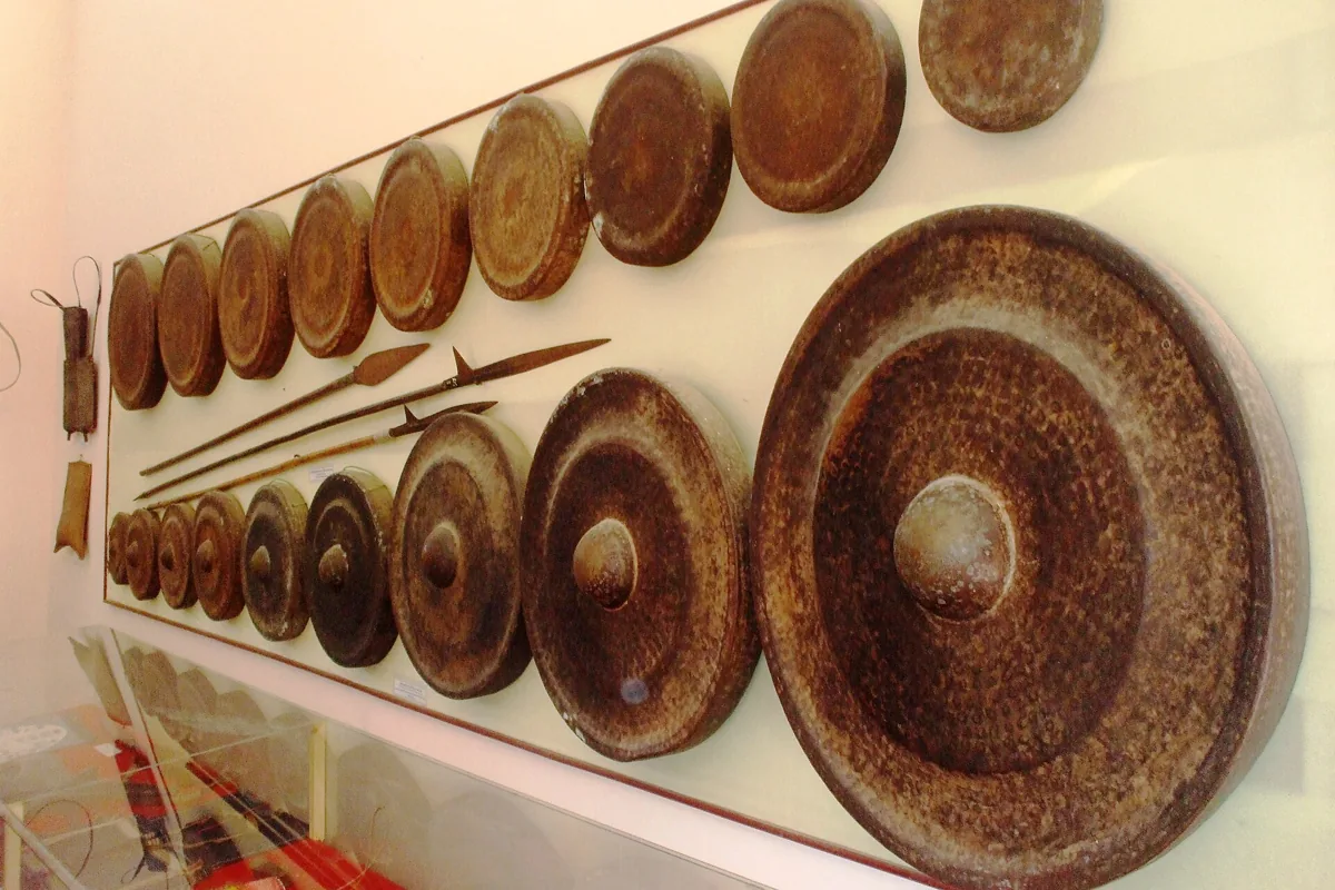 A gong ensemble of Vietnam's Central Highlands